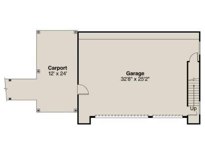 Garage Floor for House Plan #035-01220