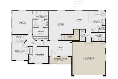 Main Floor  for House Plan #2802-00530