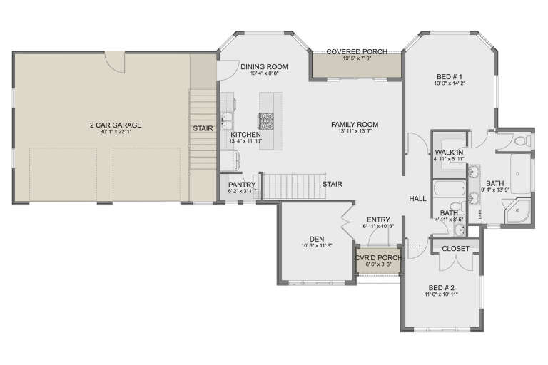House Plan House Plan #35346 Drawing 1