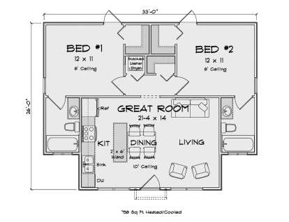 Main Floor  for House Plan #4848-00579