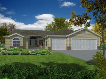 4 Bed, 2 Bath, 2218 Square Foot House Plan - #286-00030
