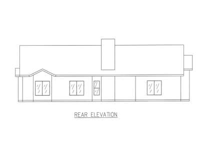 Early American House Plan #286-00030 Elevation Photo