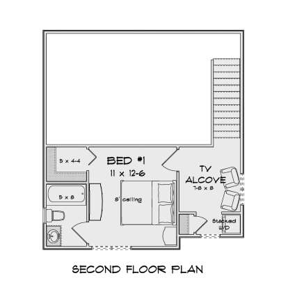 Second Floor for House Plan #4848-00583