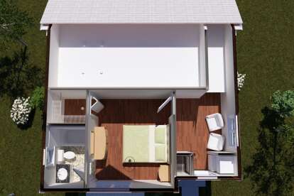 Overhead Second Floor for House Plan #4848-00583