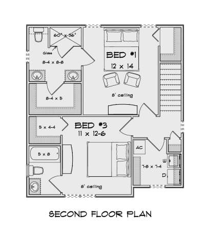 Second Floor for House Plan #4848-00584