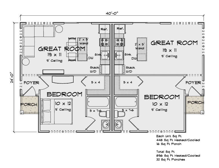 House Plan House Plan #35356 Drawing 1