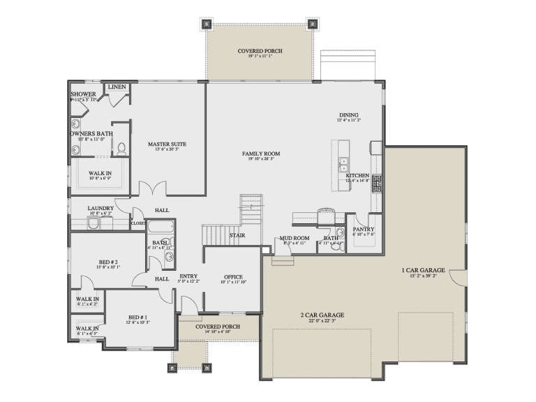 House Plan House Plan #35358 Drawing 1