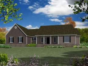 Ranch House Plan #286-00031 Elevation Photo