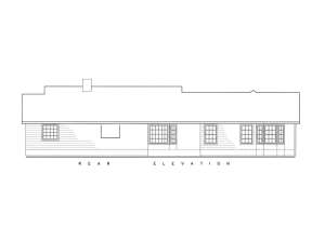 Ranch House Plan #286-00031 Elevation Photo