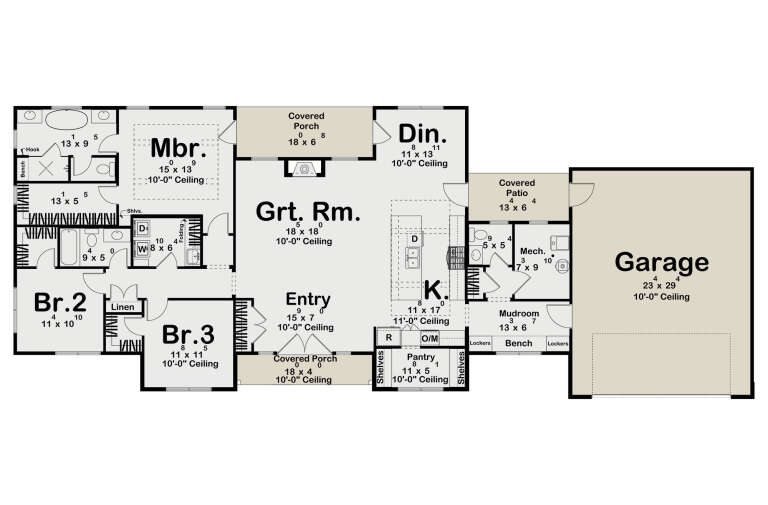 House Plan House Plan #35361 Drawing 1