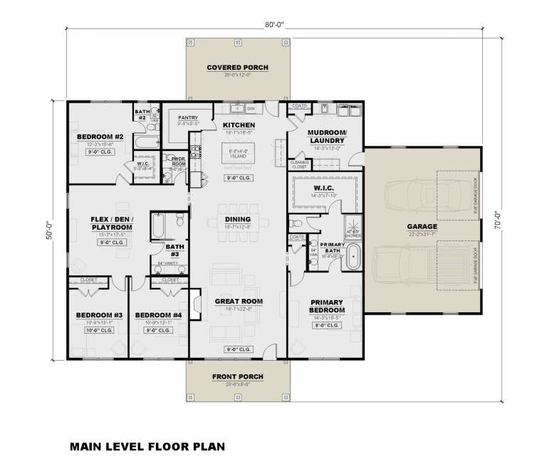 House Plan House Plan #35364 Drawing 1