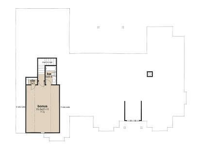 Bonus Room for House Plan #9401-00137