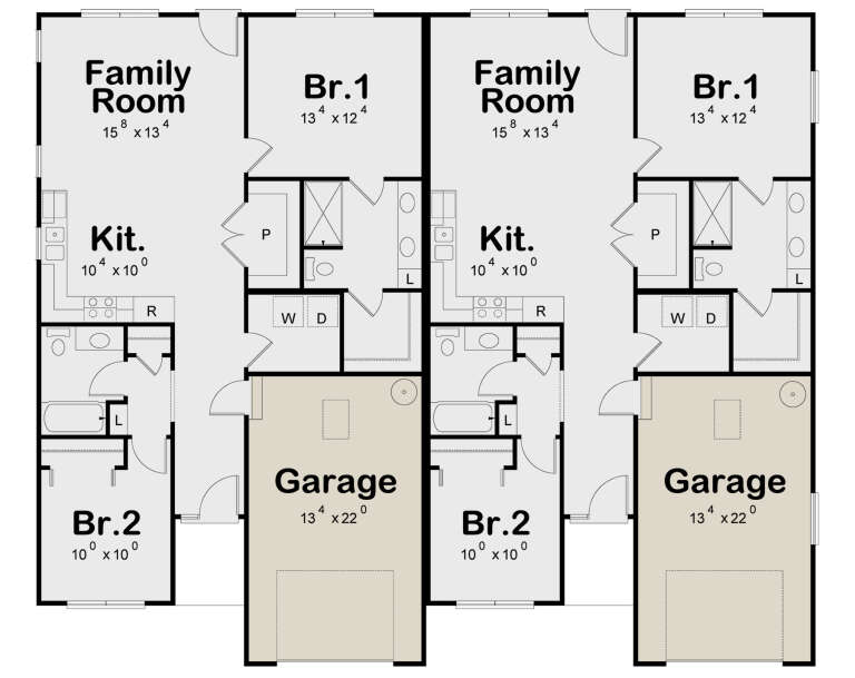 House Plan House Plan #35369 Drawing 1
