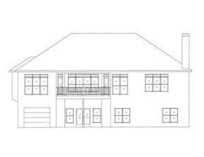 Ranch House Plan #286-00032 Elevation Photo