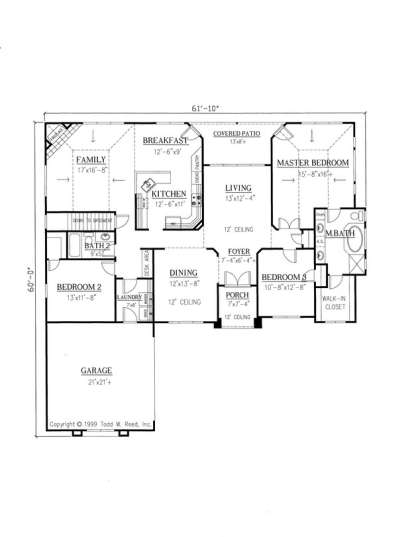 Floorplan1 for House Plan #286-00032