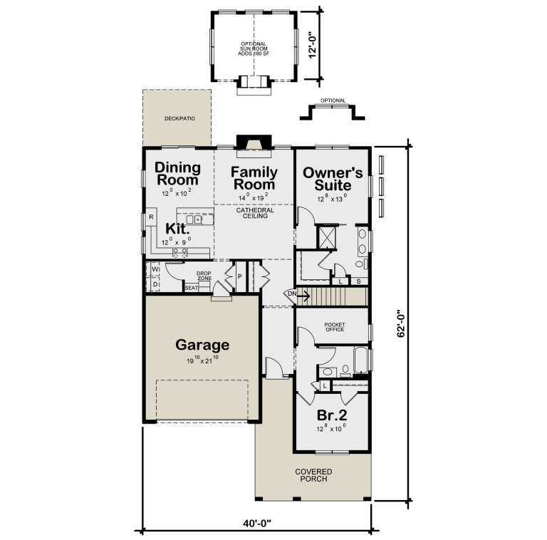 House Plan House Plan #35375 Drawing 1