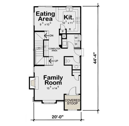 Main Floor  for House Plan #402-01883