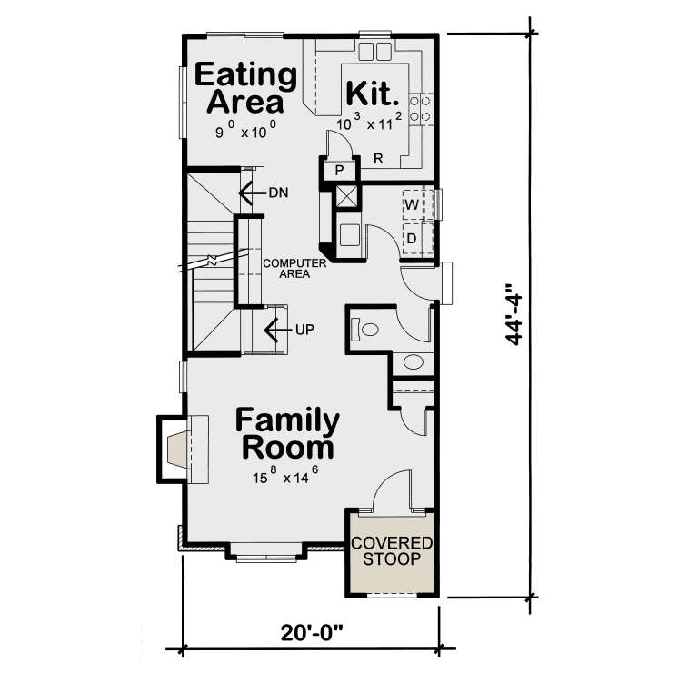 House Plan House Plan #35378 Drawing 1