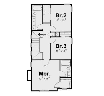 Second Floor for House Plan #402-01883