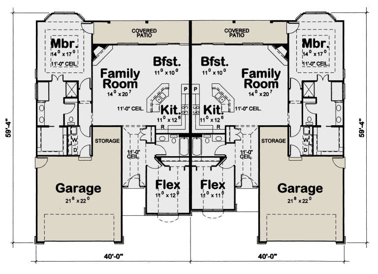 House Plan House Plan #35380 Drawing 1