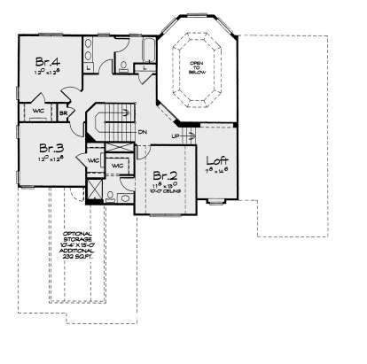 Second Floor for House Plan #402-01886