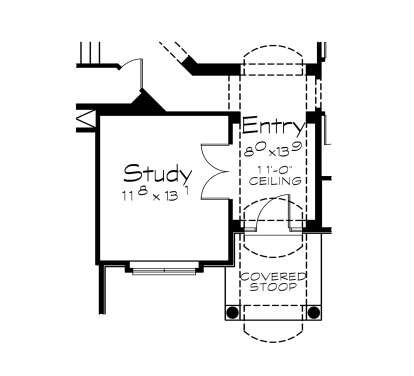 Optional Study for House Plan #402-01886