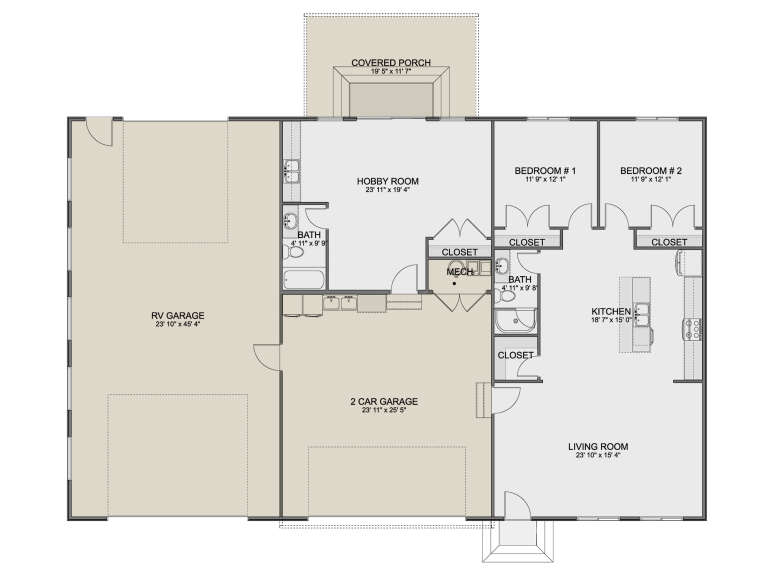 House Plan House Plan #35386 Drawing 1