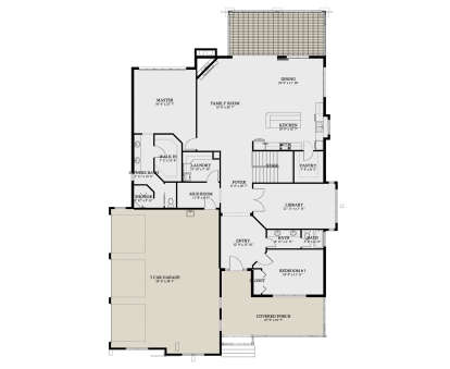 Main Floor for House Plan #2802-00539