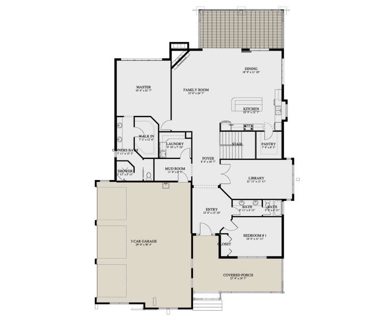 House Plan House Plan #35387 Drawing 1