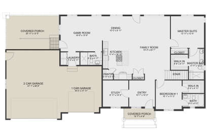 Main Floor for House Plan #2802-00540