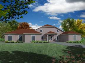 Ranch House Plan #286-00034 Elevation Photo