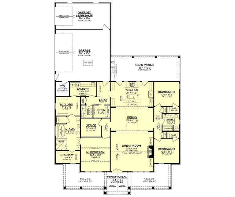 House Plan House Plan #35390 Drawing 1