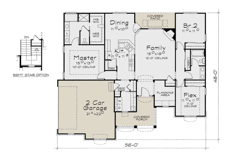House Plan House Plan #35391 Drawing 1