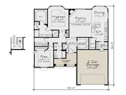 Main Floor  for House Plan #402-01889