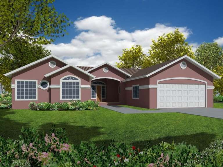 Ranch House Plan #286-00035 Elevation Photo