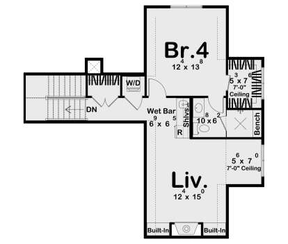 Second Floor for House Plan #963-01264