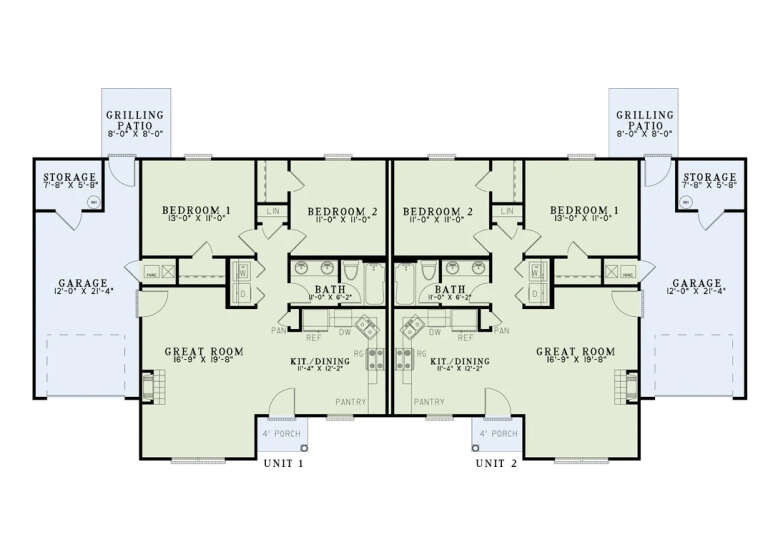 House Plan House Plan #35402 Drawing 1