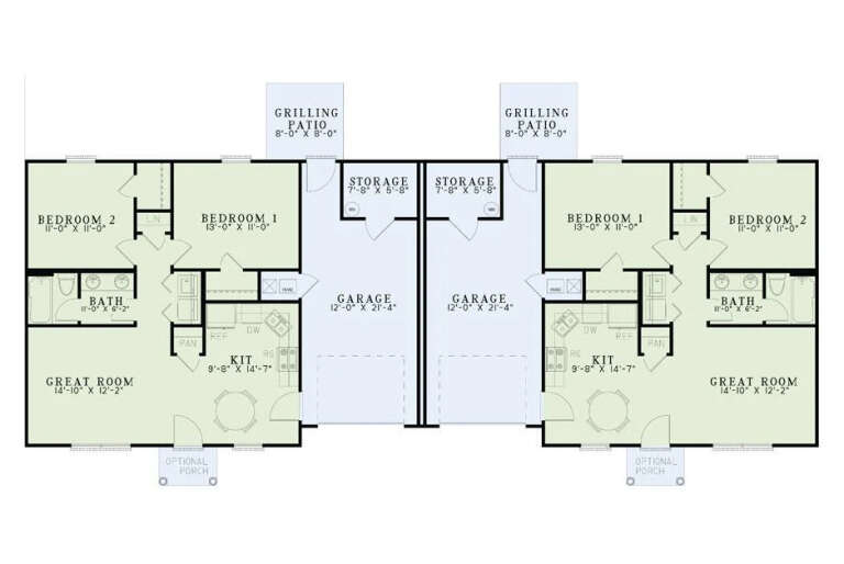House Plan House Plan #35403 Drawing 1