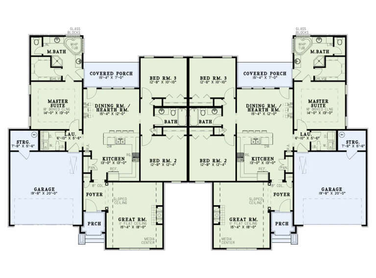 House Plan House Plan #35404 Drawing 1
