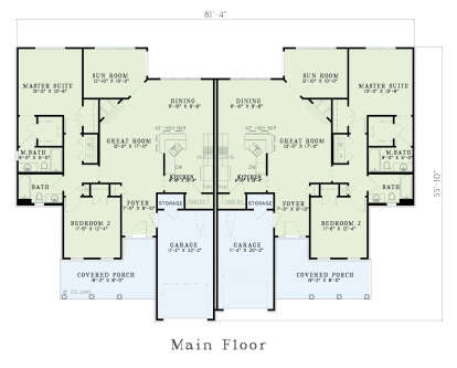 Main Floor for House Plan #110-01150