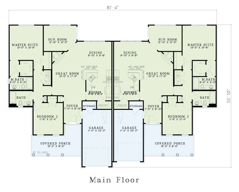 House Plan House Plan #35407 Drawing 1