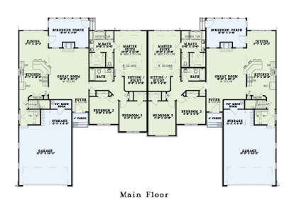 Main Floor for House Plan #110-01152