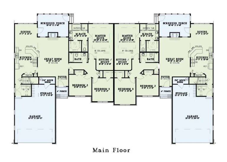 House Plan House Plan #35409 Drawing 1