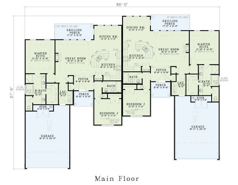 House Plan House Plan #35410 Drawing 1