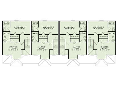 Second Floor for House Plan #110-01156