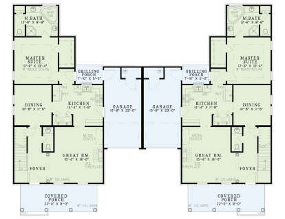 Main Floor for House Plan #110-01157