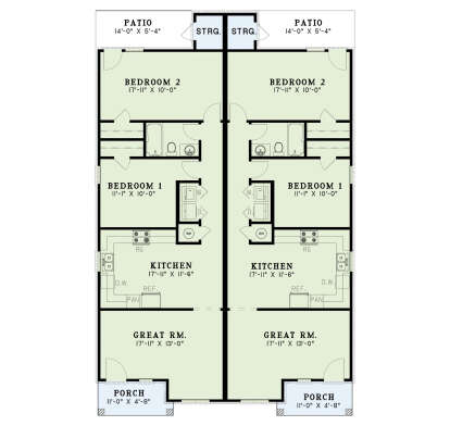 Main Floor for House Plan #110-01158