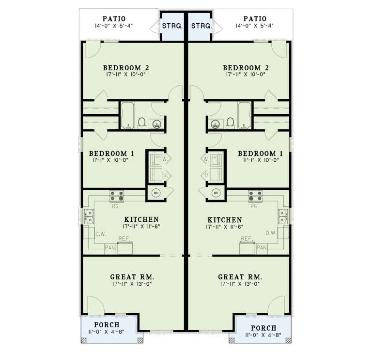House Plan House Plan #35421 Drawing 1