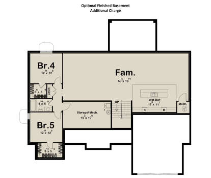 Basement for House Plan #963-01265