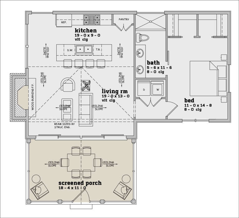 House Plan House Plan #35426 Drawing 1